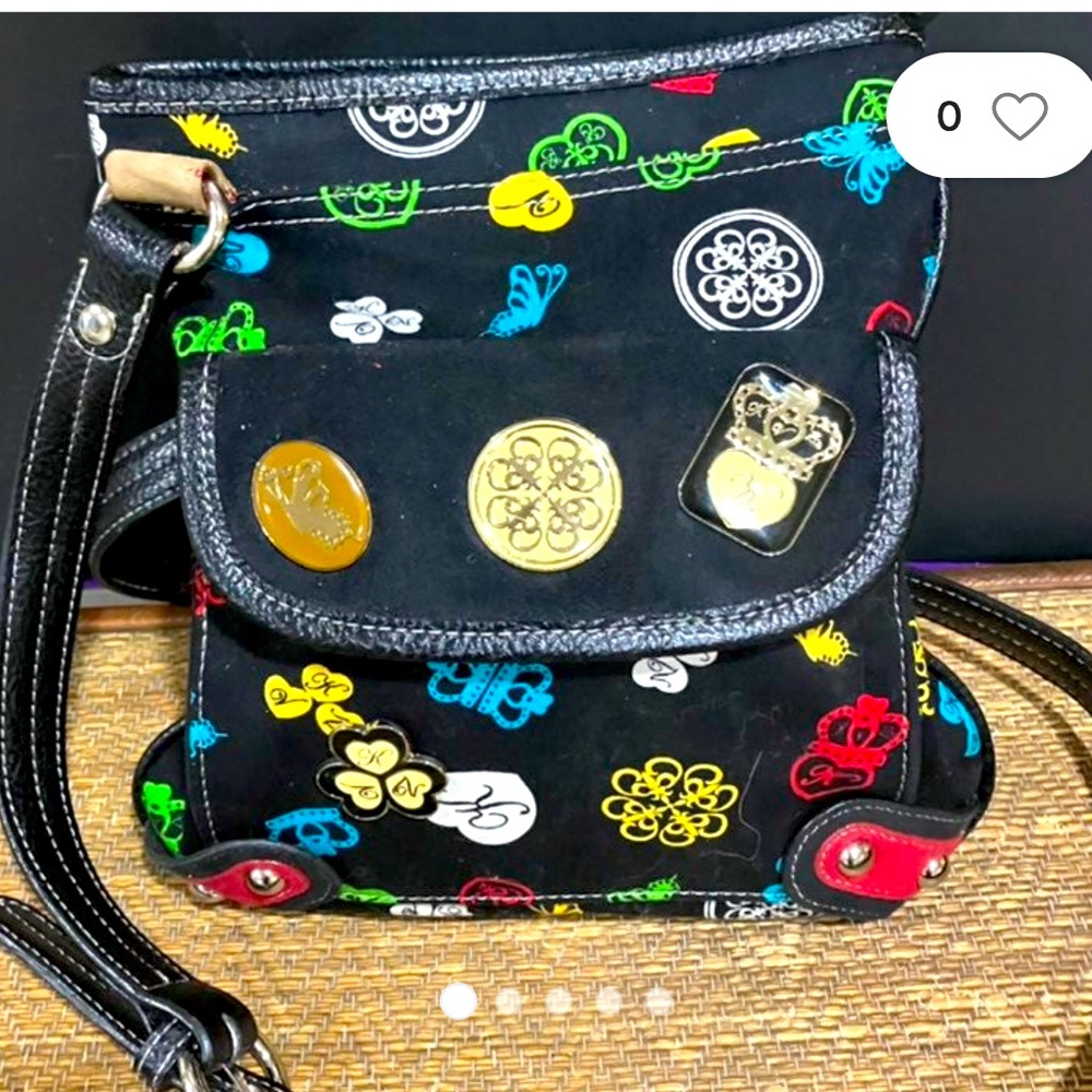 Kathy Van Zeeland, crossbody, black Purse Cute Design